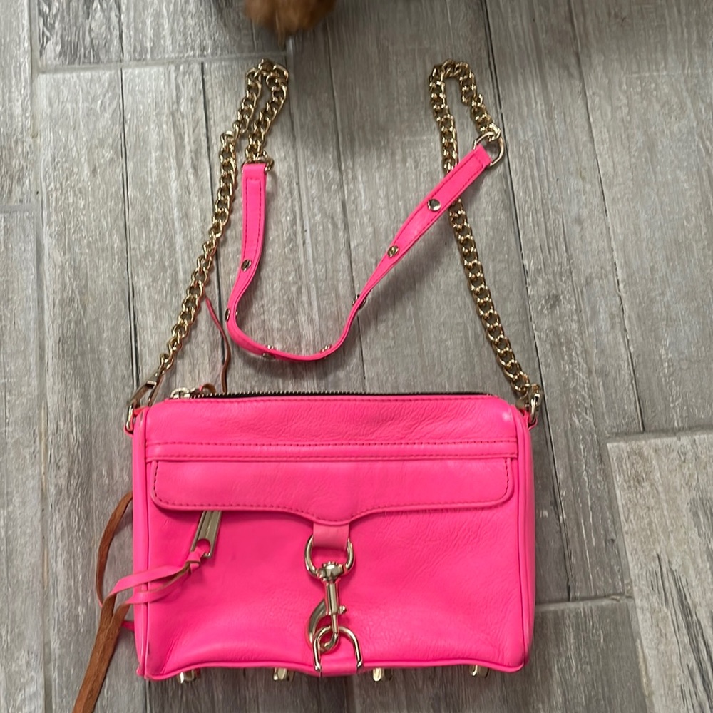 Pink rebeca mink off bag